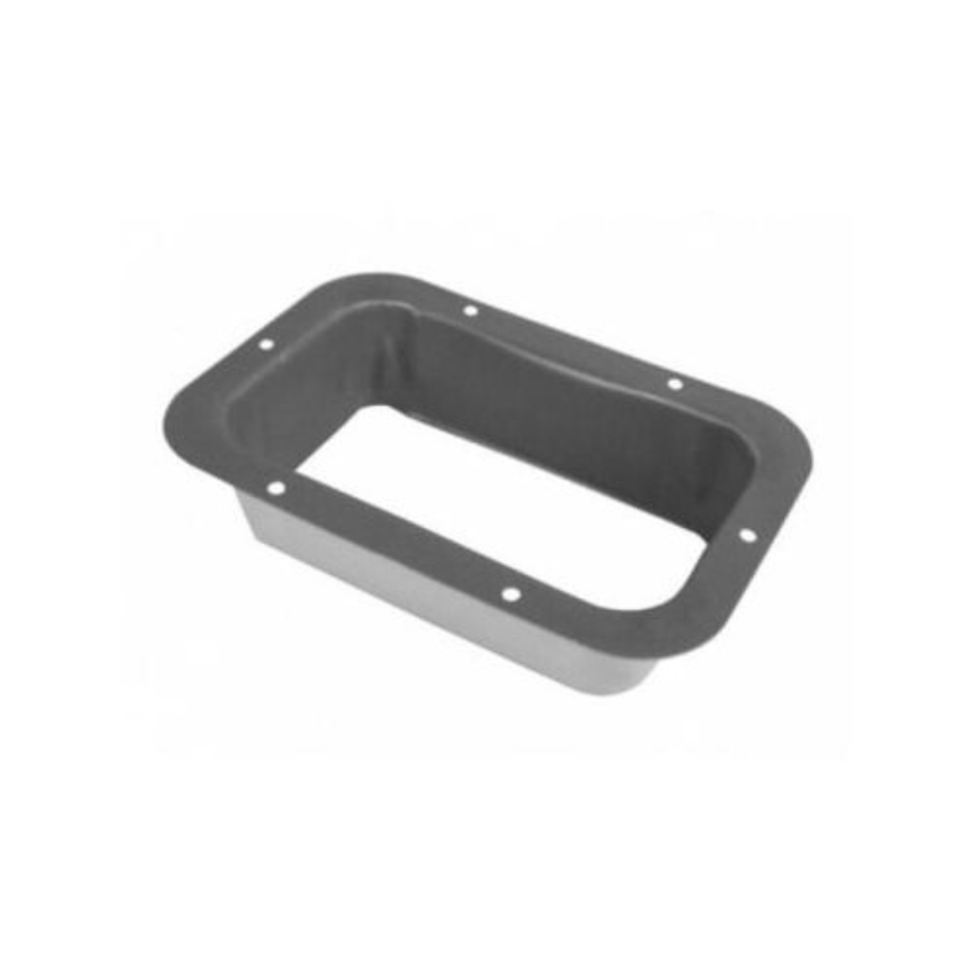 aluminum gutter outlet that is rectangular